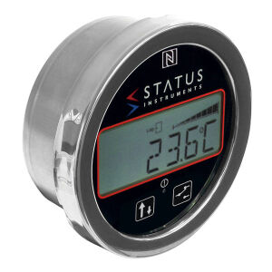 DM670TM - miernik temperatury, zasilanie bateryjne, dla czujników RTD/TC; rejestracja + wyj. alarmowe