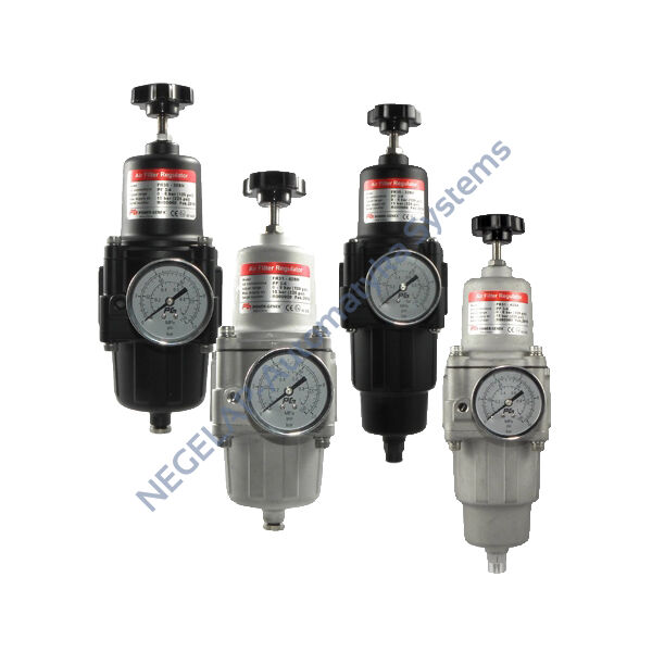 FR30 - filtro-regulator ciśnienia dla gazów; obudowa z aluminium lub ze stali nierdzewnej; wielkość 1/2