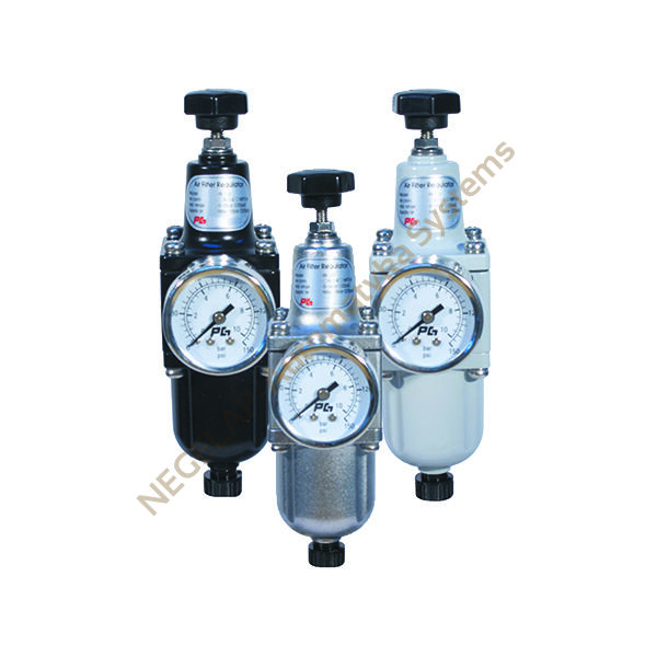 FR10 - filtro-regulator ciśnienia dla gazów; obudowa z aluminium lub ze stali nierdzewnej; wielkość 1/4