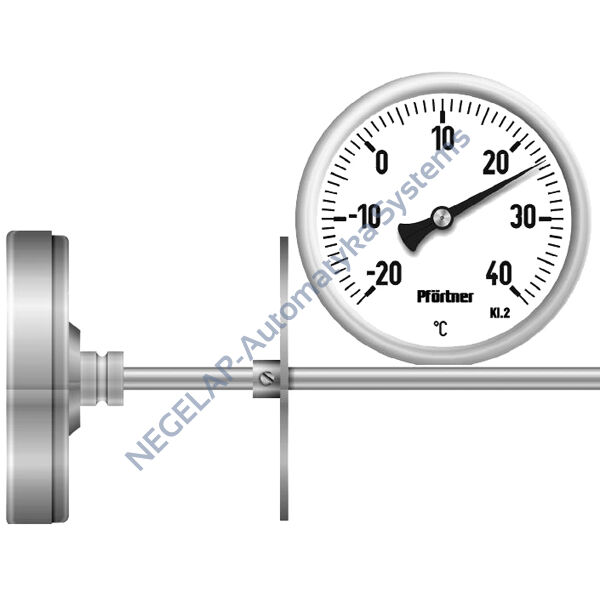 22 - termometr bimetaliczny, króciec tylny, dla klimatyzacji i wentylacji