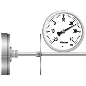 22 - termometr bimetaliczny, króciec tylny, dla klimatyzacji i wentylacji