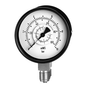 6230 - manometry różnicy ciśnień, rurkowe, zakresy 0...0,6bar do 0...1000bar