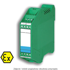 S2Ex-ZH - zasilacz-separator przetworników 2-przew.; wej./wyj. 4...20mA; obwód wyj. iskrobezpieczny, dla komunikacji HART