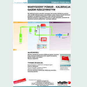 Kalibracja gazem rzeczywistym / kontrola przecieku - mierniki przepływu RED-Y SMART