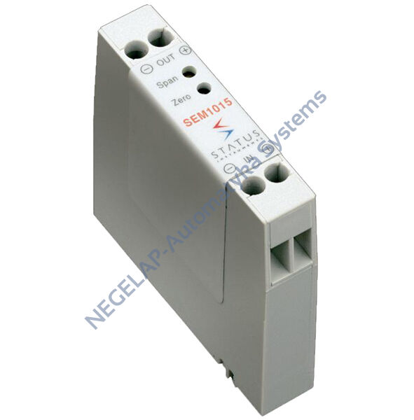 SEM1015 - separator / konwerter sygnału, zasilanie z pętli prądowej od strony wyjścia, wej. mV/V / wyj. 4...20mA