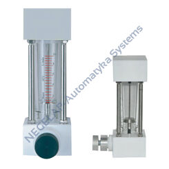 NDK300 - rotametry dla cieczy lub gazów, zakresy 1 do 60 l/min (ciecze); od 40 do 1800 Nl/min (gazy); także z zaworem regulacyjnym
